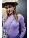 Women\'s fitted lilac turtleneck 3212024 - Online store - Boutique